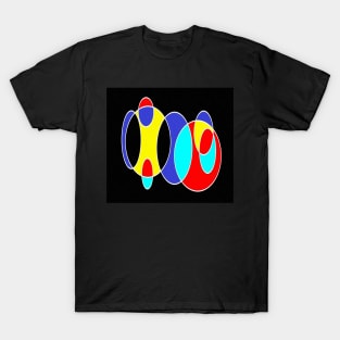 Multicolor black T-Shirt